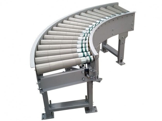 Any Colour 90 Degree Roller Conveyor System