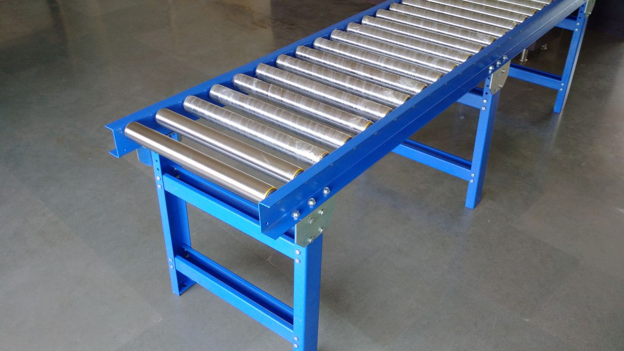 Any Colour 90 Degree Roller Conveyor System