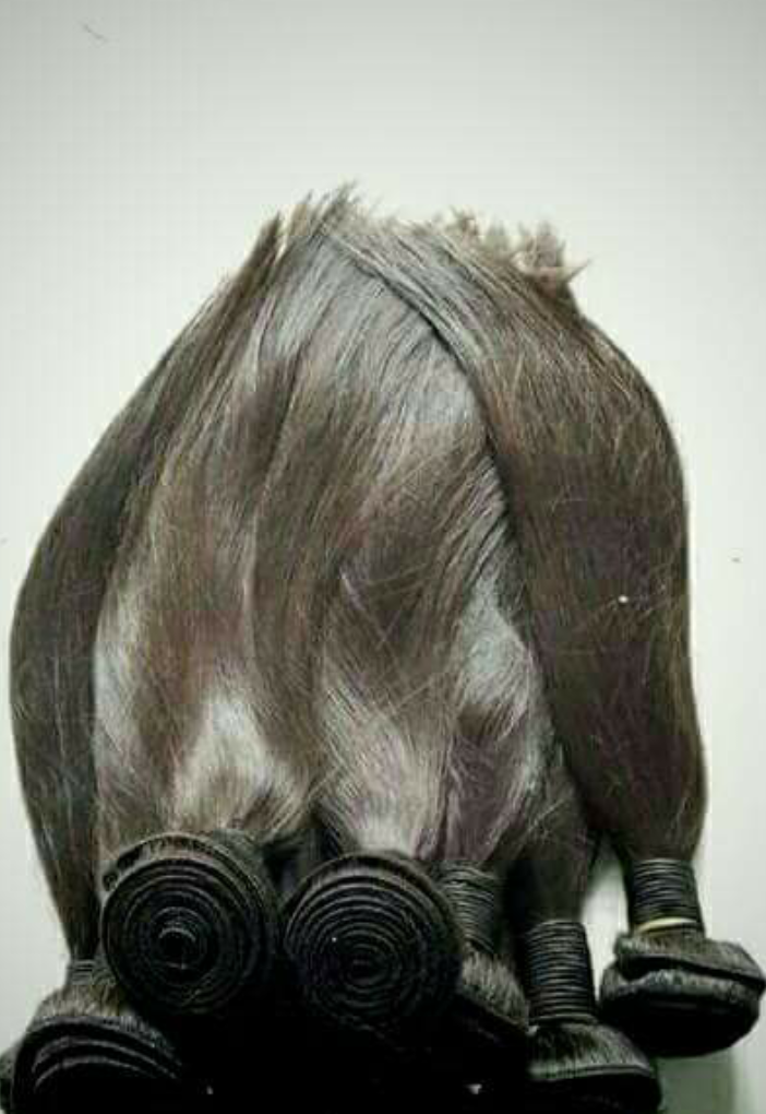 Brown Human Straight Hair