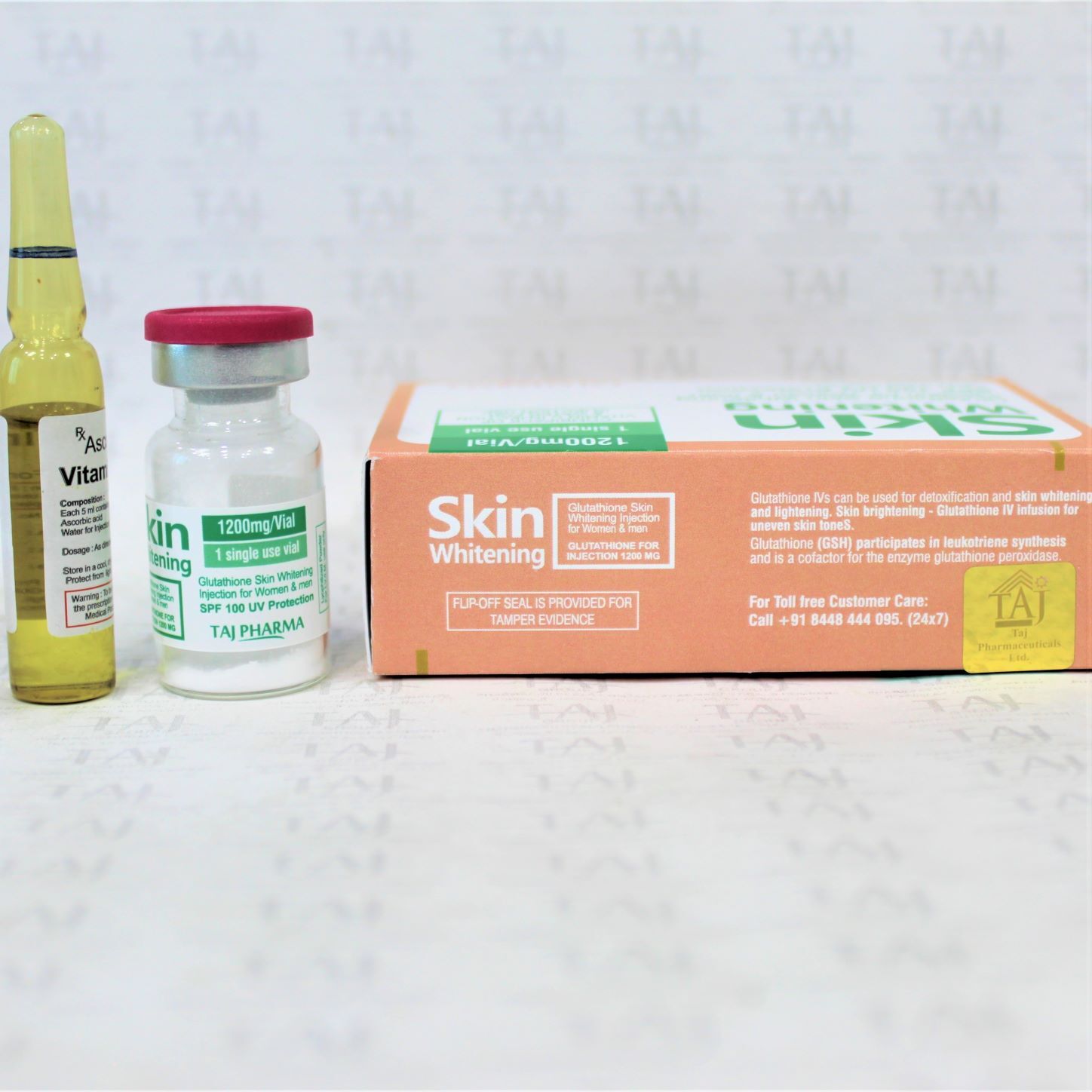 Glutathione For Injection 1200mg Expiration Date: 2 Years