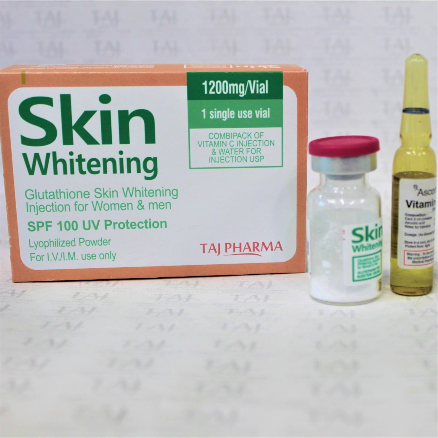 Glutathione For Injection 1200mg Expiration Date: 2 Years