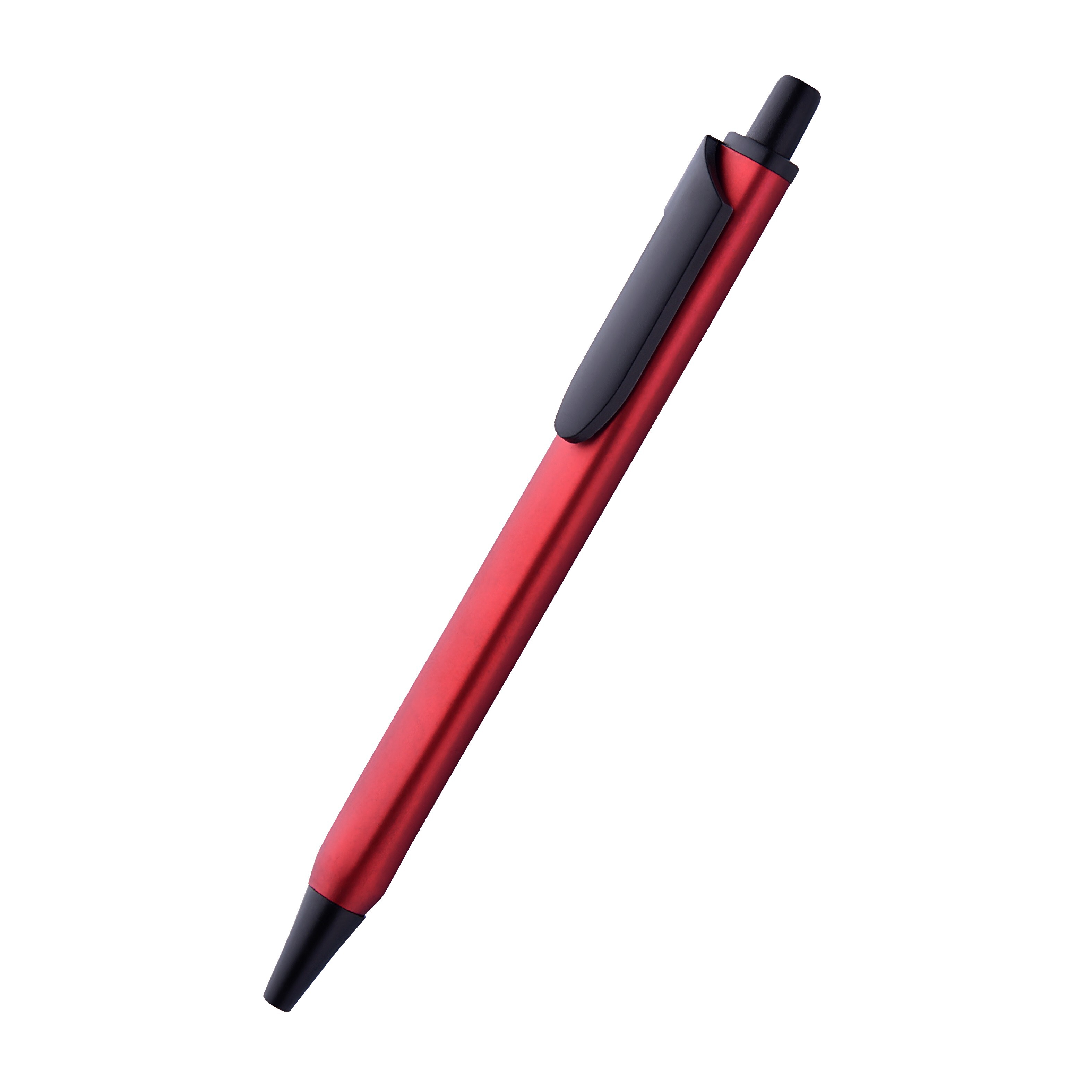 Metal Finish Ball Pen P43 Metal Bullet - Metal Material 50 Grams Available In Red Blue Black | Corporate Gift For Daily Industrial Use