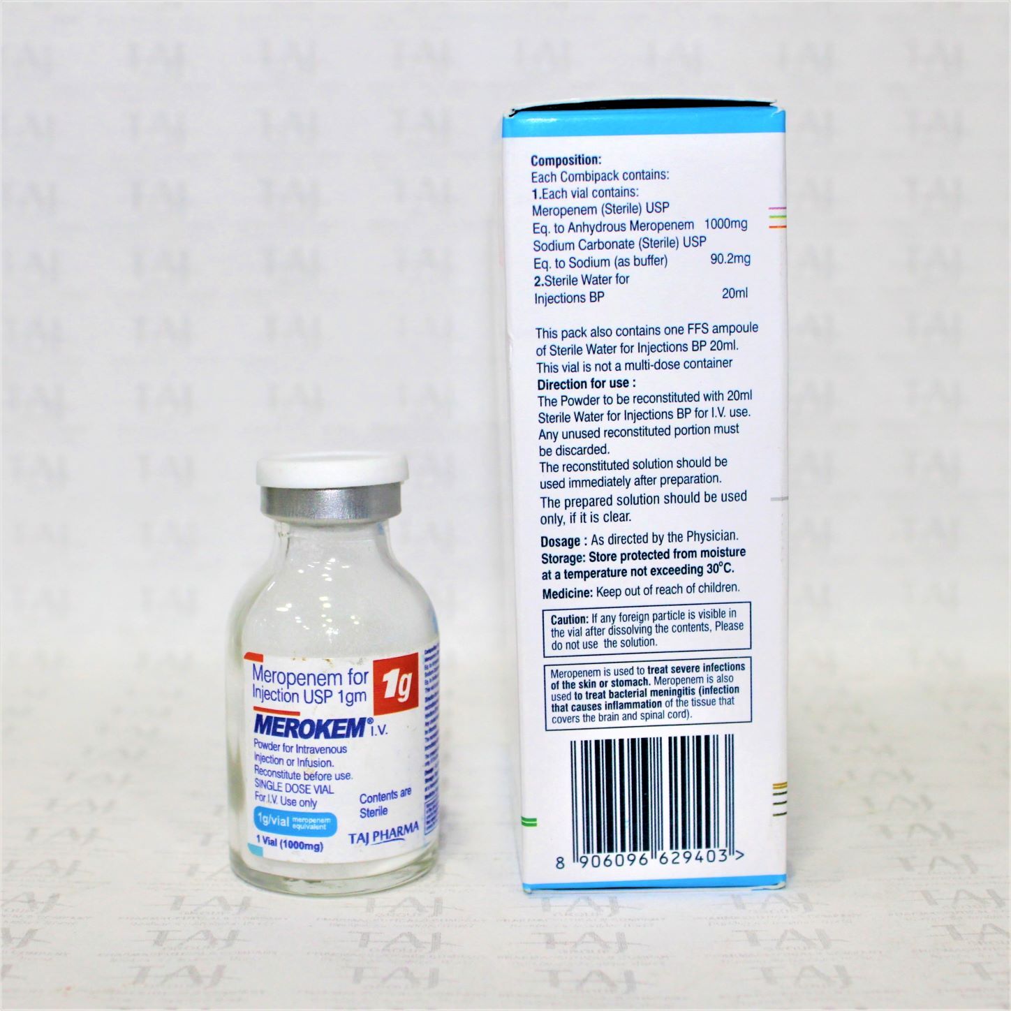 Liquid Meropenem For Injection Usp 1gm