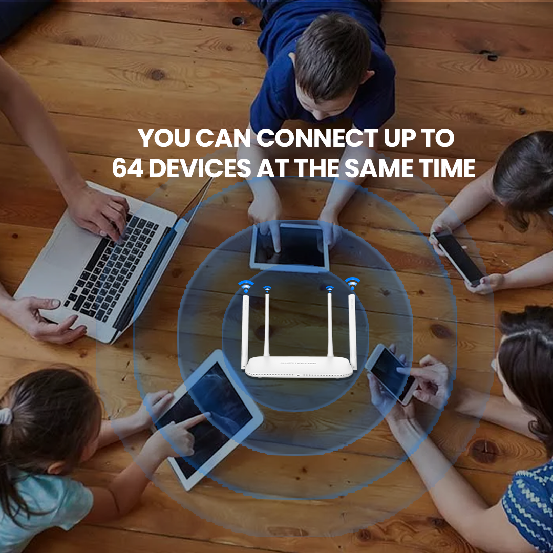 Match Lb-link - Dual-band Mu-mimo Gigabit Router | 1200mbps Speed, 5g+2.4g Connectivity, 4x High Gain Antennas, Full Gigabit Ports, Beamforming Technology