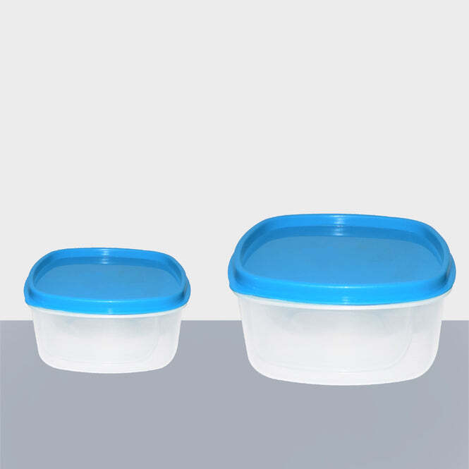 Airtight Multiuse Storage Container - Food Grade Plastic, Standard Size, Transparent | Bpa Free, Shatterproof, Stackable, Leak Proof, Freezer & Dishwasher Safe
