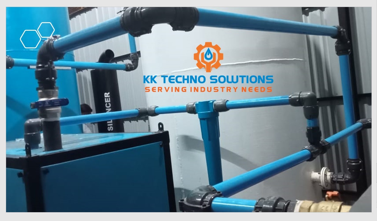 Blue Industrial Air Pipe