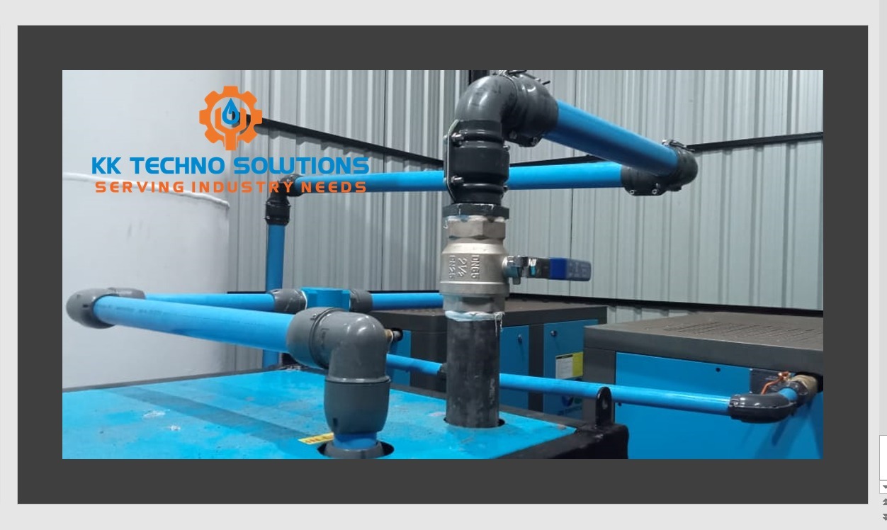 Blue Industrial Air Pipe