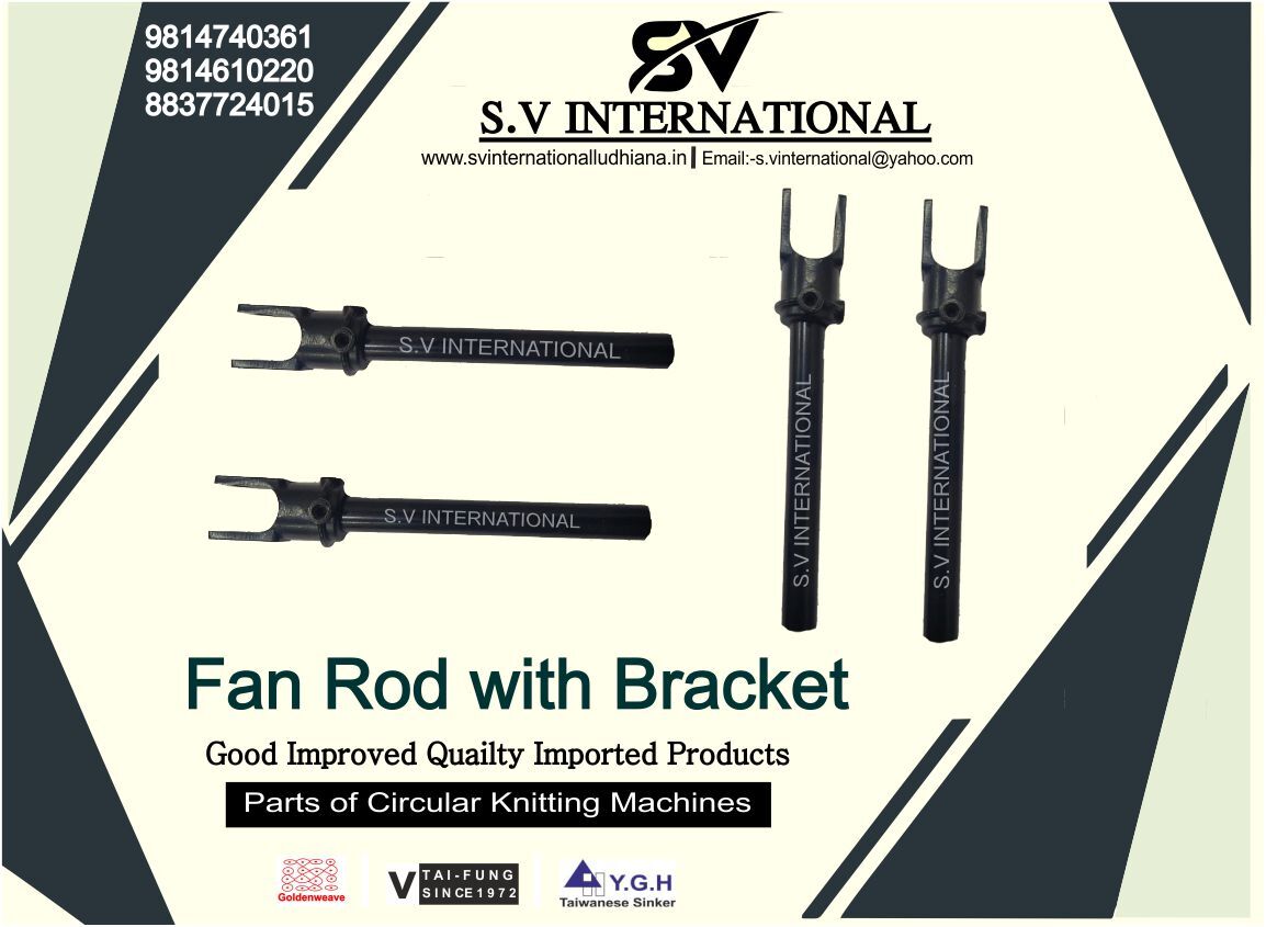 Fan Rod Bracket - Steel, 10cm Length X 1cm Diameter X 2cm Width | Durable, Easy Install, Long Lasting, Precise Fit, Reliable, Black Finish, 60hrc Hardness