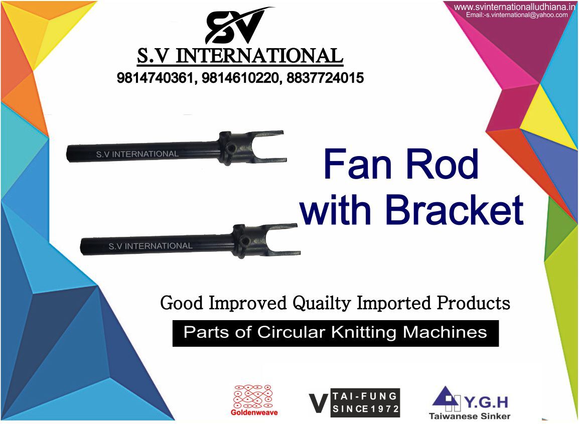 Fan Rod Bracket - Steel, 10cm Length X 1cm Diameter X 2cm Width | Durable, Easy Install, Long Lasting, Precise Fit, Reliable, Black Finish, 60hrc Hardness