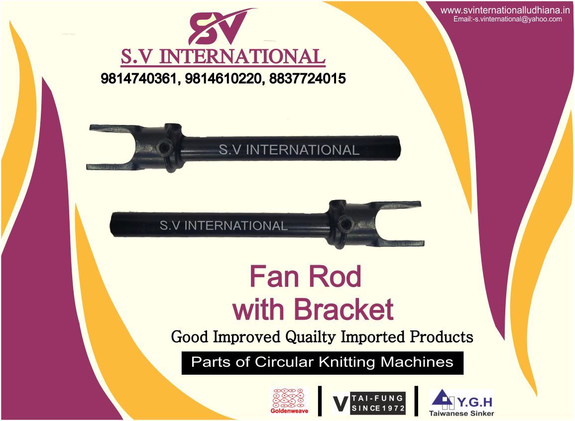 Fan Rod Bracket - Steel, 10cm Length X 1cm Diameter X 2cm Width | Durable, Easy Install, Long Lasting, Precise Fit, Reliable, Black Finish, 60hrc Hardness