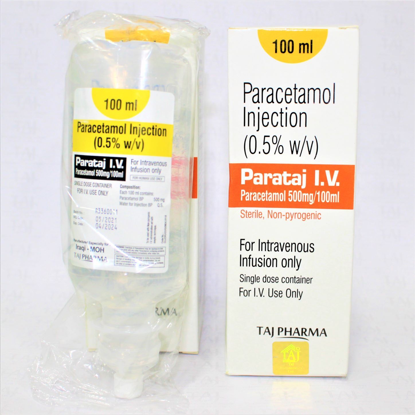 Paracetamol Intravenous Infusion Bp General Medicines