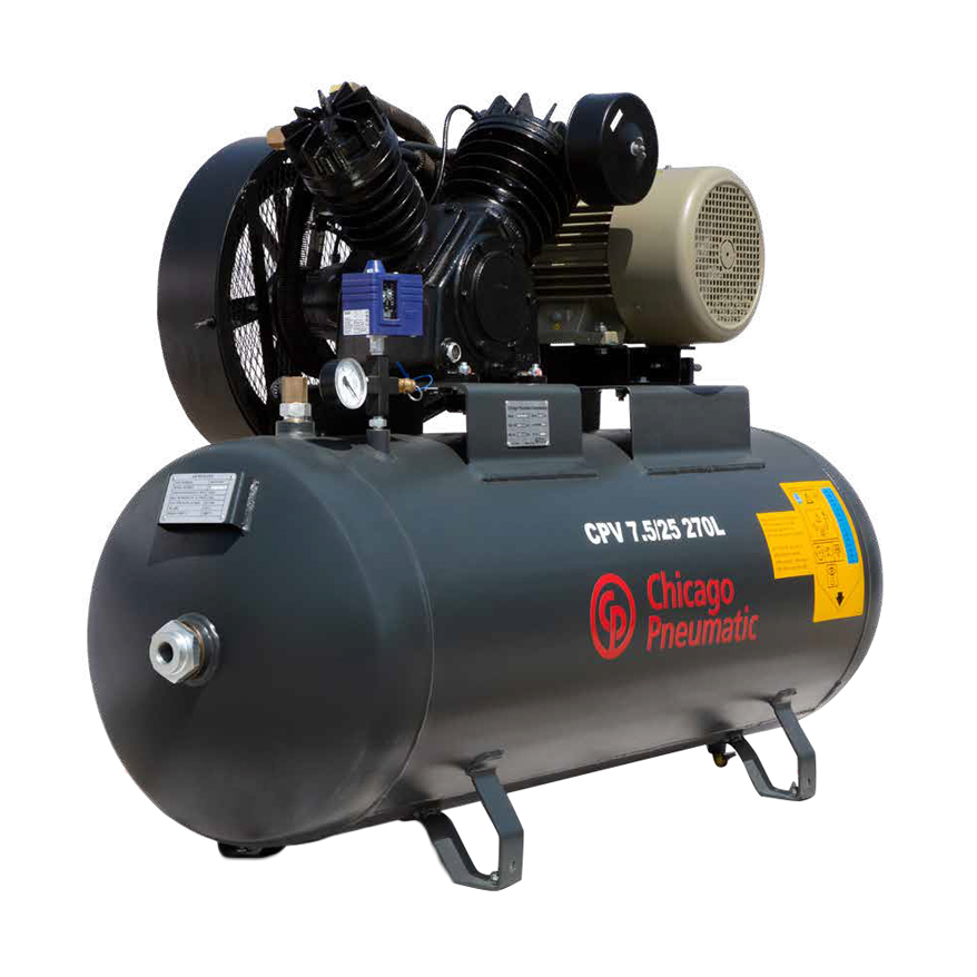 Lubricated Cast Iron Piston Air Compressor