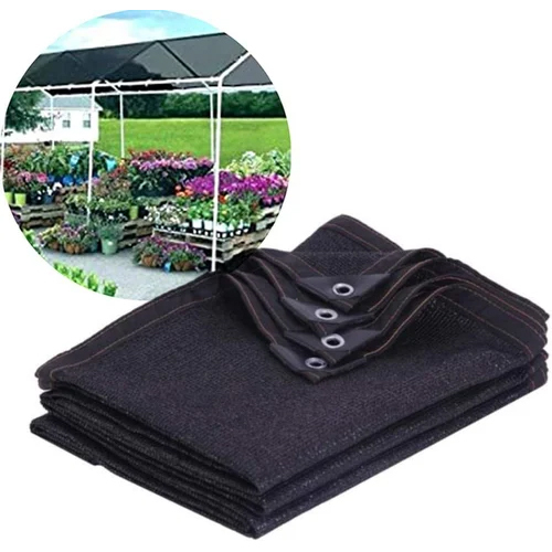 Black Shade Net - Hdpe Plastic, Customizable Lengths, 50-90% Shade Rate | Optimal Protection For Agriculture And Greenhouse Applications