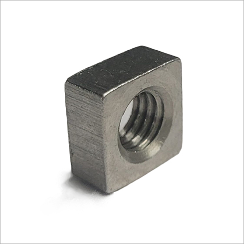 Silver 8 Mm Stainless Steel Square Nut