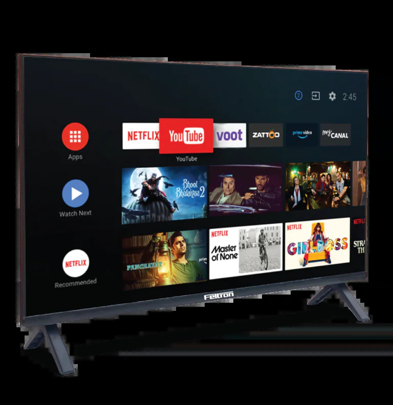 32 Inch Smart Led Tv - 1366x768 Resolution, 16:9 Aspect Ratio, 280 Cd/m2 Brightness, 10w+10w Audio Output, 5ms Response Time, Multiple Ports