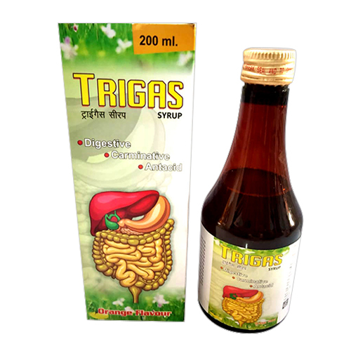 200 मिलीलीटर डाइजेस्टिव गार्मिनेटिव एंटासिड सिरप सामान्य दवाएं