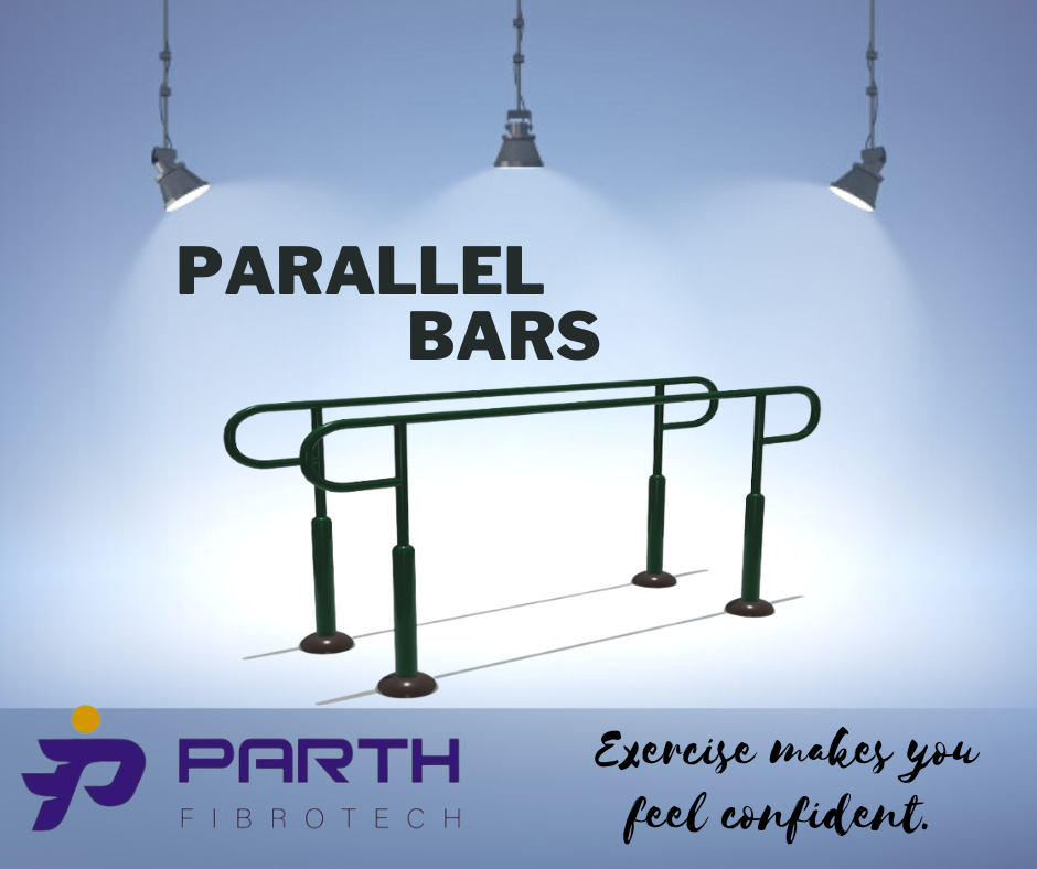 Outdoor Gym Parallel Bar - Commercial Grade, Manual Operation | Customizable Seat Color For Abdominal Exercises