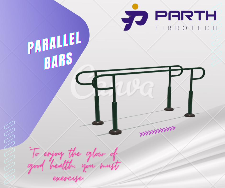 Outdoor Gym Parallel Bar - Commercial Grade, Manual Operation | Customizable Seat Color For Abdominal Exercises
