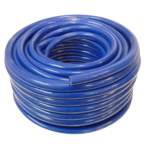 Halwa Soft Garden Pipe - PVC, Round Shape, Blue Color, Max Water Absorption 0.3%, Min Working Pressure 1.5 Bar, Easy to Fold, Hygienic Packaging, Warranty Included