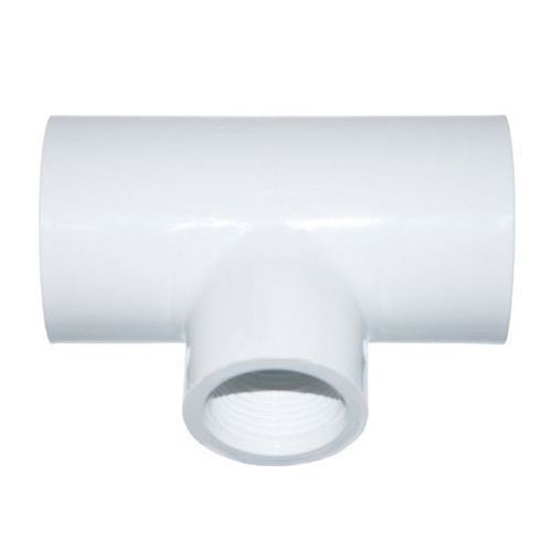 Upvc Reduce Tee - Male Connection, Different Sizes Available | White Color, Warranty Included