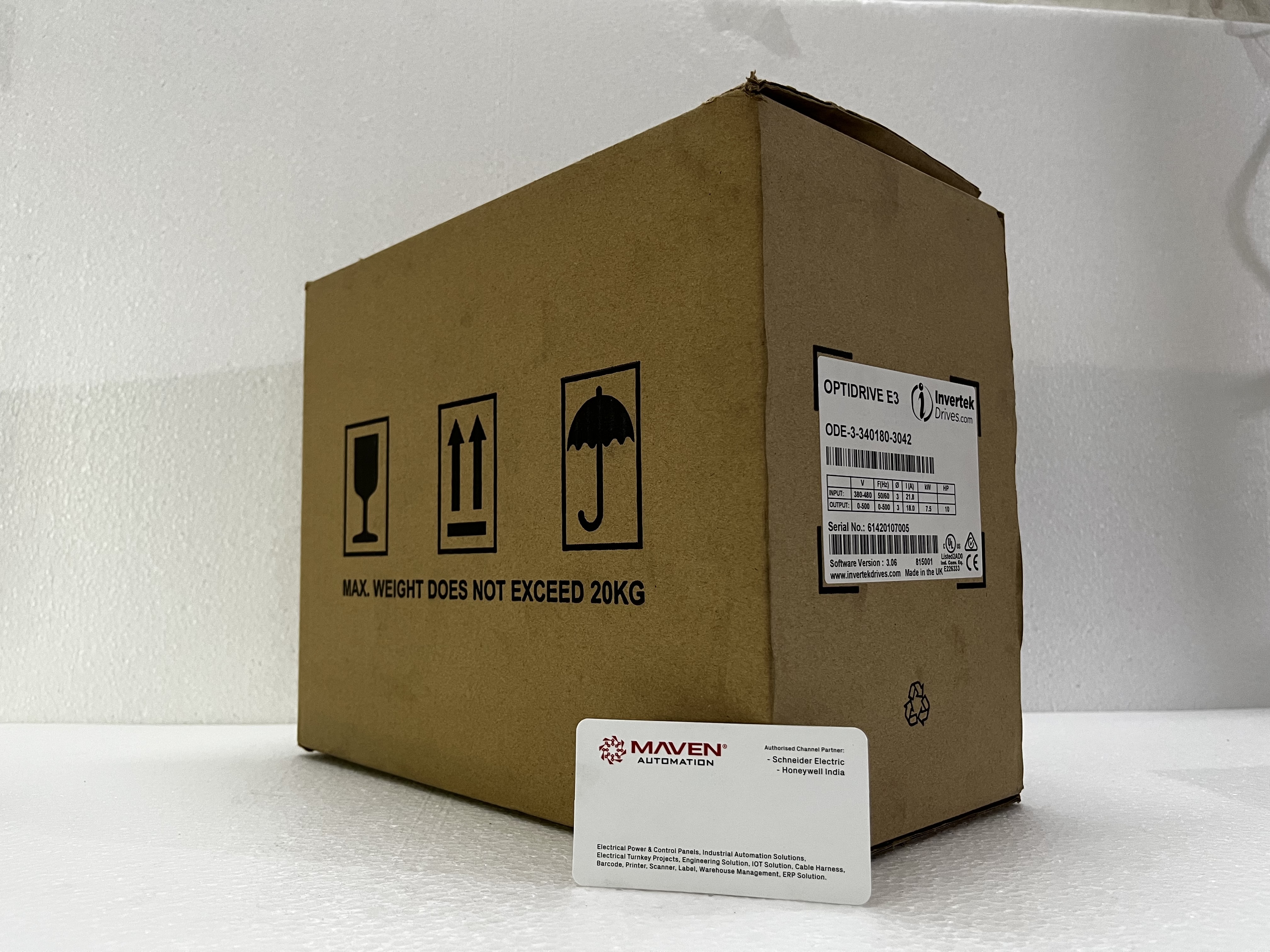 Standard Optidrive Ode-3-340180-3042 Variable Frequency Drive