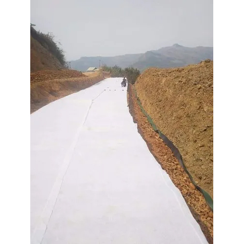 व्हाइट जियो टेक्सटाइल फैब्रिक शीट