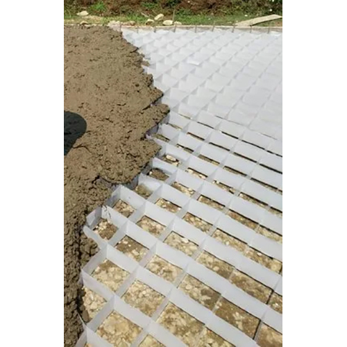 व्हाइट एग्रीकल्चर जियोग्रिड्स सेल भरा हुआ