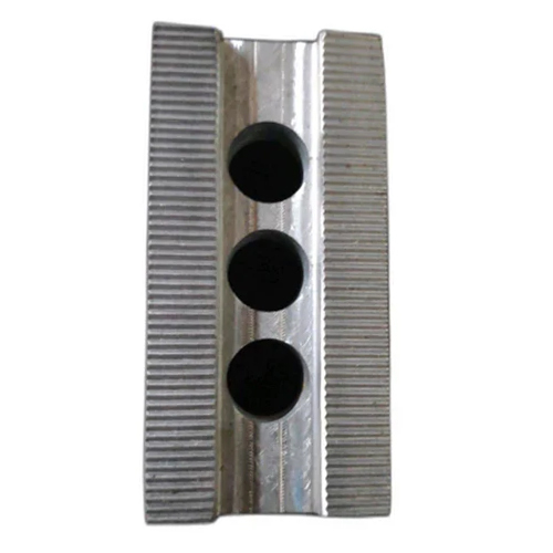 Stainless Steel Hard Jaws - Round Shape, Polished Finish | Precision CNC Machined for Industrial Applications