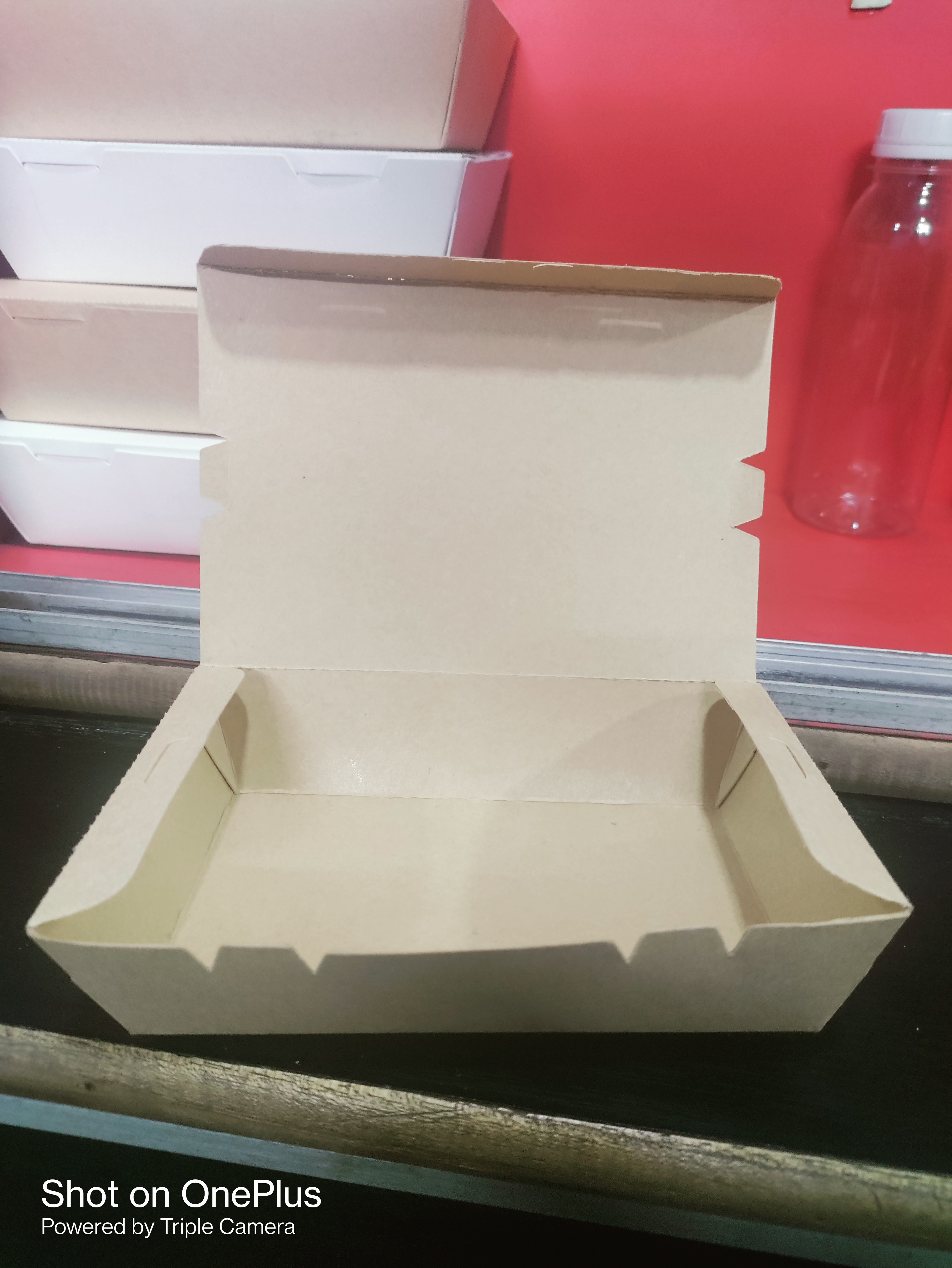 Paper Food Boxes - Color: White