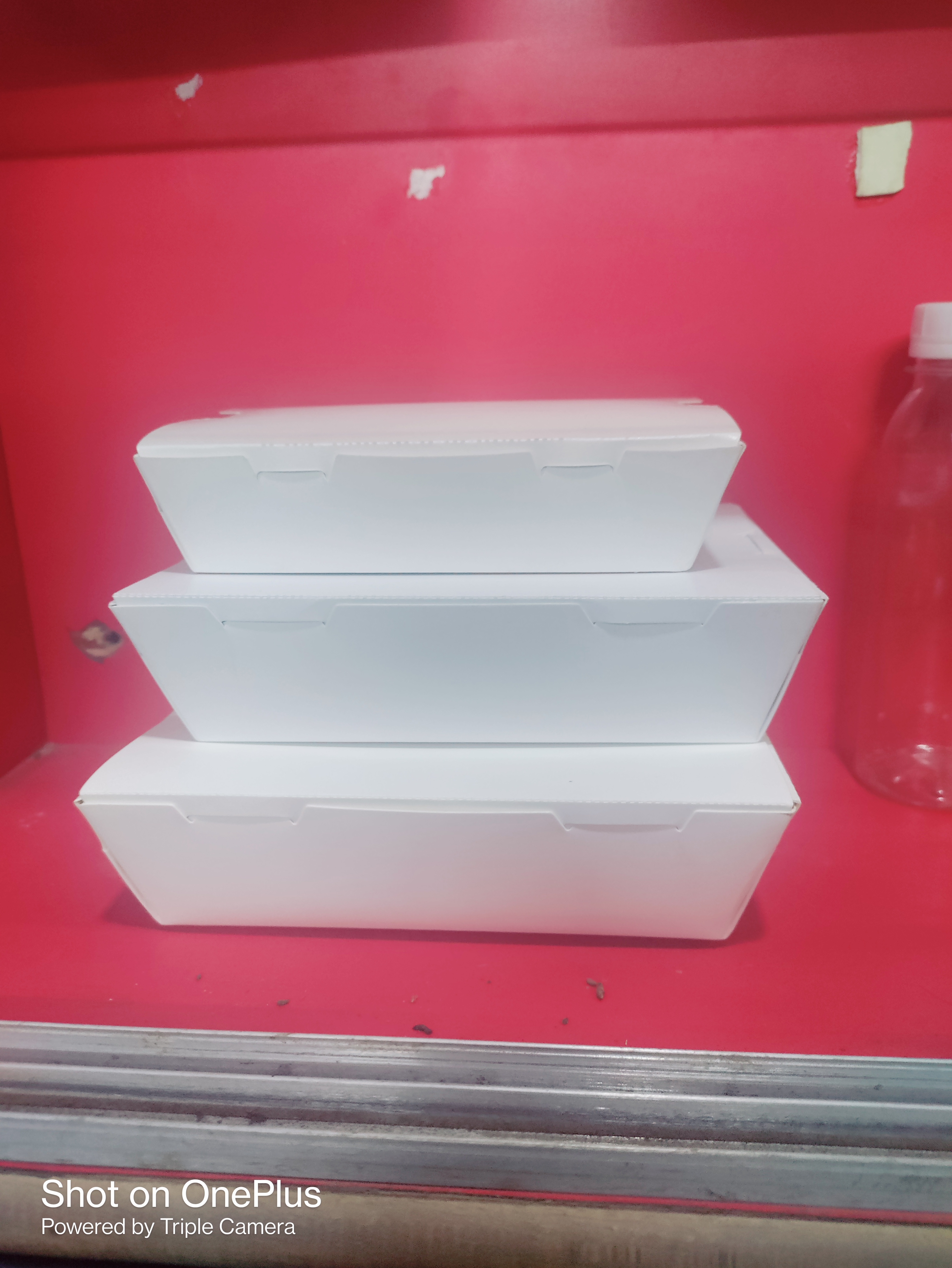 Paper Food Boxes - Color: White