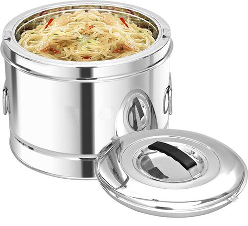 सिल्वर सिंटेज स्टेनलेस स्टील हॉट पॉट 5l