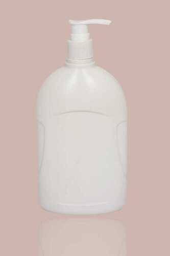 HDPE Hand Wash Bottle 500 ML - Material: High Density Polyethylene, Size: 500 ML, Color: White, Cap Type: Dispenser Pump, Surface Handling: Engraving
