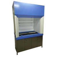 ब्लू एंड व्हाइट एग्जॉस्ट फ्यूम हूड