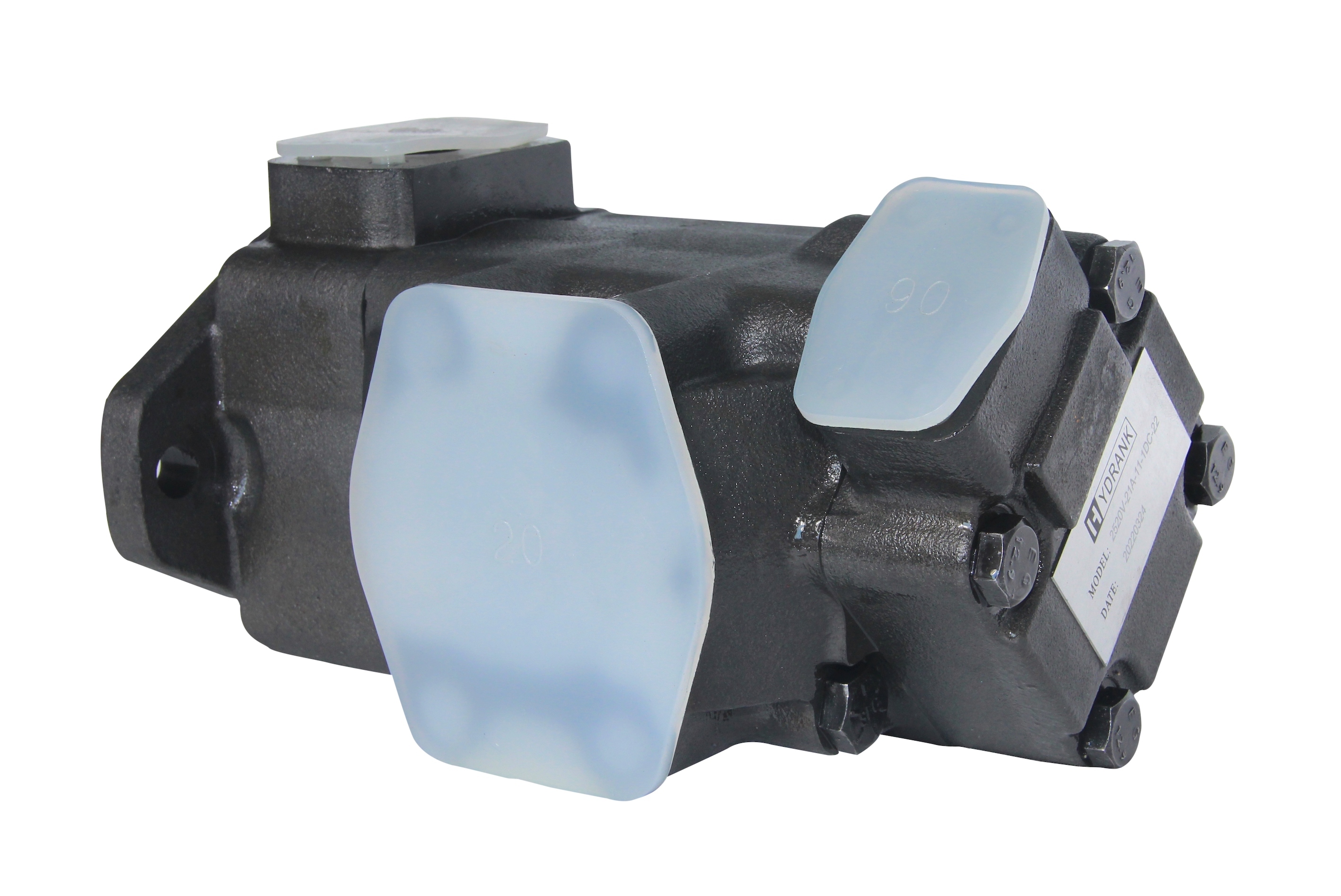Black Double Vane Pump H-2520v