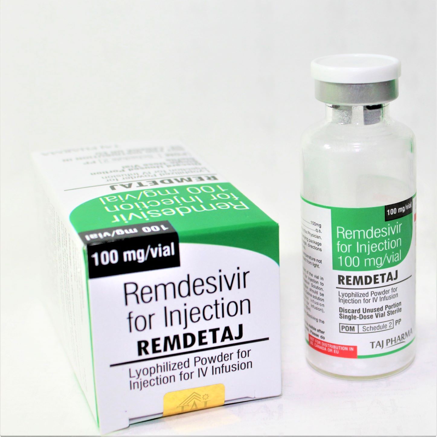 Remdesivir For Injection 100mg/vial Expiration Date: 2 Years