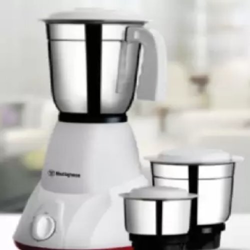 Mixer Grinder - 500w Power, Abs Body, Stainless Steel Jars, Chutney Jar Capacity 0.4l | Durable, Multifunctional, Easy To Use, Hygienic Design