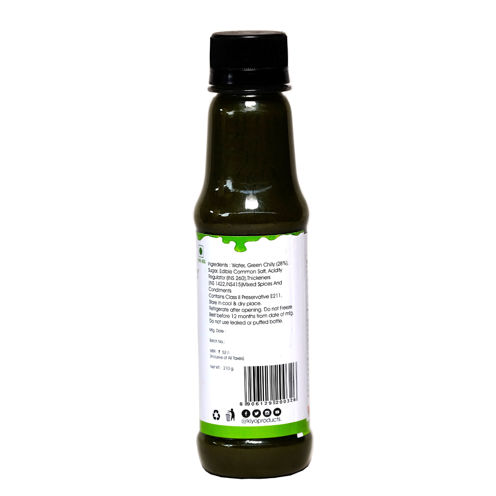 Green Chilli Sauce Grade: 2