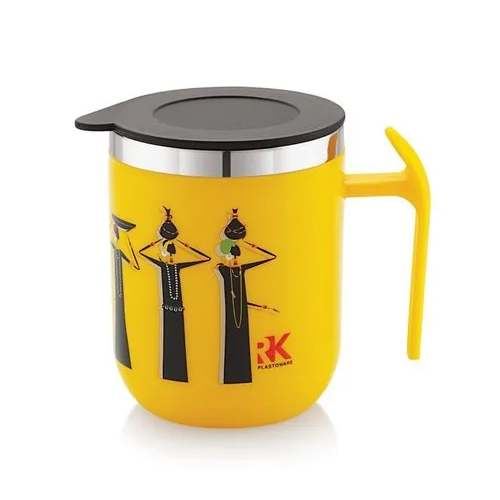 200gm Insulated Coffee Mug With Lid - Stainless Steel, Multiple Sizes Available | Perfect For Home And Hotel Use