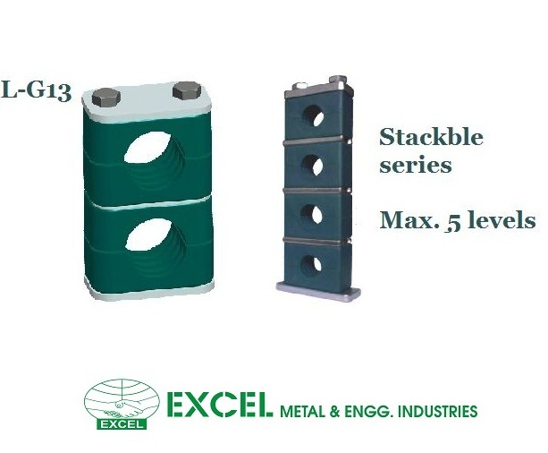 Hydraulic Pipe Clamps - Metal Type: Steel