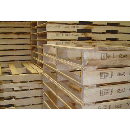 वुड हीट ट्रीटेड वुडन पैलेट्स