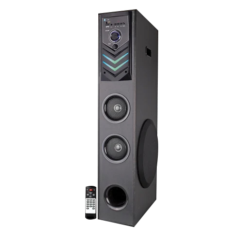Black 6005 Microtone Tower Speaker