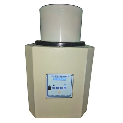 White 230 Volt Automatic Magnetic Polisher Machine