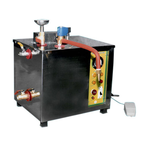 50 Hz Steam Jet Machine - Stainless Steel, 9 Litre Capacity, Silver Color | Automatic Operation, Low Water Indication, Electric Power Source, Safety Valve, Industrial Use