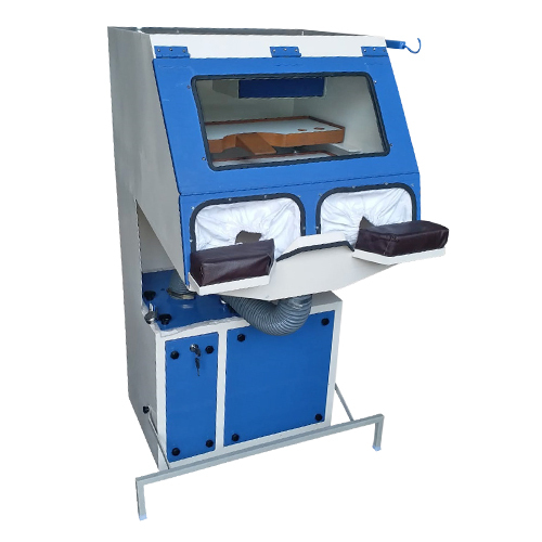 White And Blue 220 V Three Phase Filling Table With Dust Collector