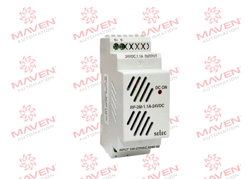 व्हाइट न्यू सेलेक 26.4w Rp-2m-1.1a-24vdc दीन रेल पावर सप्लाई कंट्रोल पैनल