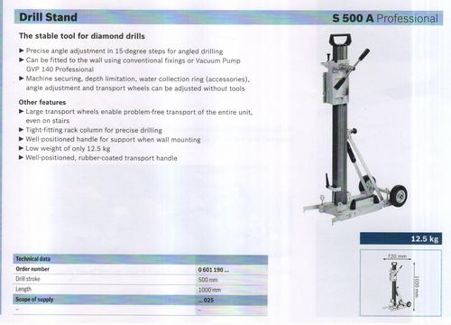 ड्रिल स्टैंड (एस 500 ए पेशेवर)