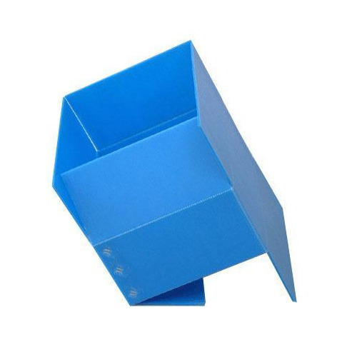 Blue Polypropylene Boxes - Polypropylene Material, Standard Size, Blue Color | Quality-oriented Design For Protective Packaging Needs