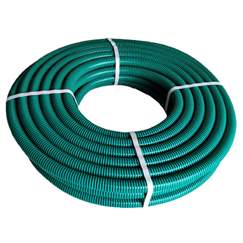 Green Round Suction Hose Hardness: Rigid