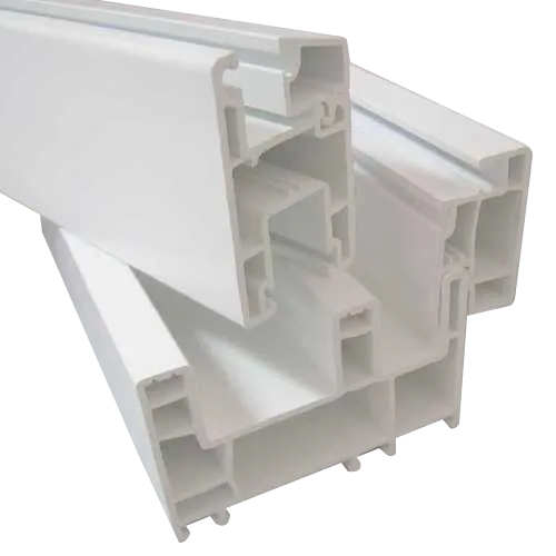 Pvc Plastic Profile - PVC Material, 4 Inch Size, White Color, 3-5mm Thickness | Reliable & Efficient Door Panel Solutions