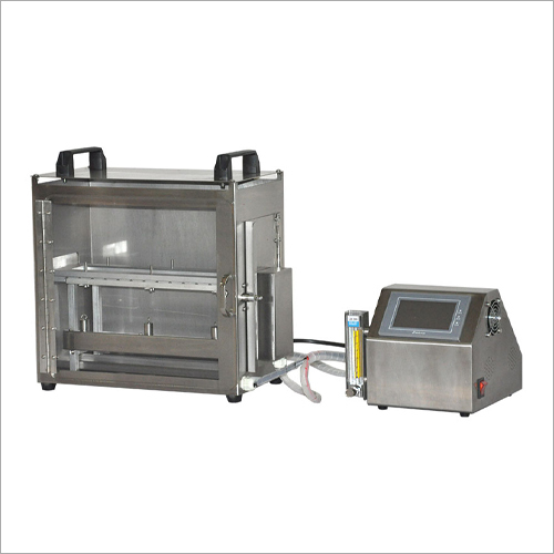 Mild Steel Horizontal Flammability Tester